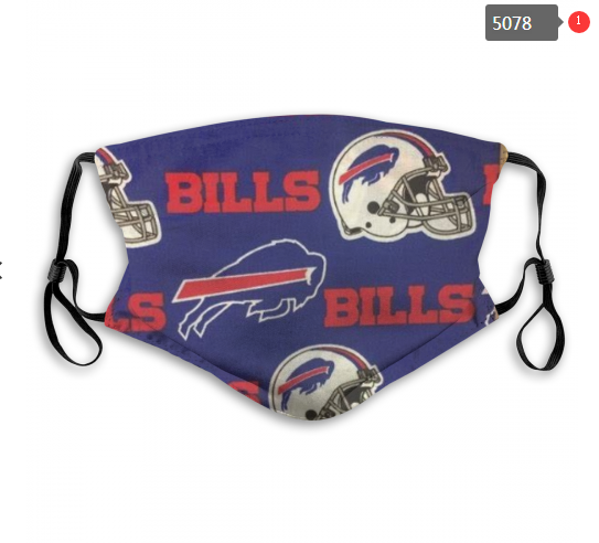 NFL Buffalo Bills #4 Dust mask with filter->nfl dust mask->Sports Accessory